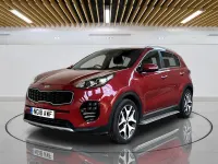 Used Kia Sportage GT-Line 115 HP (84 kW) 2018 Red SUV