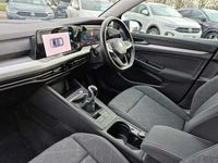 Used VW Golf VII Life 150 HP (110 kW) 2021 Blue Hatchback