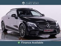 Used Mercedes C300e AMG line 2023 Black Coupe