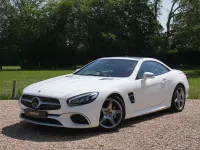 Used Mercedes SL400 AMG Line Premium 367 HP (269 kW) 2018 White Cabriolet