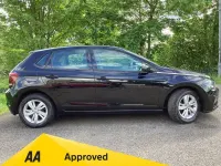 Used VW Polo SE 65 HP (47 kW) 2019 Black Hatchback