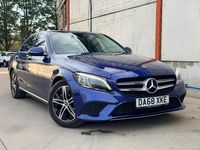 Begagnad Mercedes C220 Premium 2018 Blå Sedan