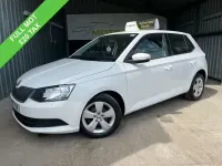 Used Skoda Fabia SE 75 HP (55 kW) 2016 White Hatchback