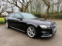 Used Audi A4 S-Line 150 HP (110 kW) 2017 Black Sedan