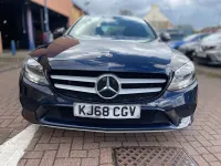 Used Mercedes C220 SE 194 HP (142 kW) 2018 Blue Sedan