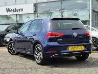 Used VW Golf VII Match 115 HP (84 kW) 2019 Blue Hatchback