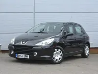 Used Peugeot 307 90 HP (66 kW) 2007 Black Hatchback