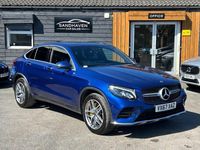 Used Mercedes GLC250 AMG line 2017 Blue Coupe
