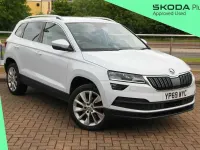 Used Skoda Karoq SE 116 HP (85 kW) 2019 White SUV