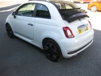 Used Fiat 500 S 69 HP (50 kW) 2017 White Cabriolet