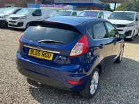 Used Ford Fiesta Titanium 120 HP (88 kW) 2015 Blue Hatchback