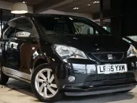 Used Seat Mii 73 HP (53 kW) 2016 Black Hatchback