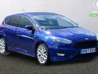 Used Ford Focus ST-Line 125 HP (91 kW) 2016 Blue Hatchback