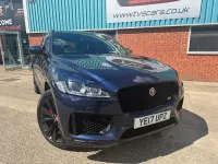 Used Jaguar F-Pace S 300 HP (220 kW) 2017 Blue SUV