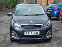 Used Peugeot 108 Allure 82 HP (60 kW) 2017 Blue Hatchback