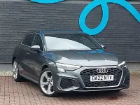 Used Audi A3 S-Line 110 HP (80 kW) 2022 Grey Sedan