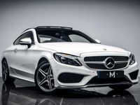 Used Mercedes C220 AMG Line Premium 170 HP (125 kW) 2017 White Coupe