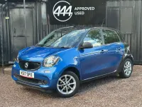 Used Smart ForFour Passion 71 HP (52 kW) 2017 Blue Hatchback