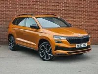 Used Skoda Karoq SportLine 110 HP (80 kW) 2023 Orange SUV