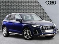 Used Audi Q5 S-Line 261 HP (191 kW) 2021 Blue SUV