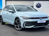 New VW Golf VIII GTI 2026 Blue Hatchback