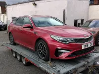 Used Kia Optima 136 HP (100 kW) 2019 Red Estate