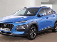 Used Hyundai Kona Premium 136 HP (100 kW) 2019 Blue SUV