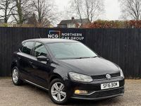 Used VW Polo Match 90 HP (66 kW) 2016 Black Hatchback