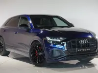 Used Audi Q8 Black Edition 281 HP (206 kW) 2021 Blue SUV