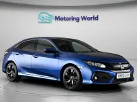 Begagnad Honda Civic SR 126 HK (92 kW) 2018 Blå Halvkombi