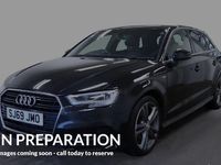 Used Audi A3 Sportback S-Line 150 HP (110 kW) 2019 Black Hatchback