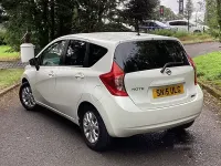 Used Nissan Note Acenta Premium 78 HP (57 kW) 2015 White Hatchback