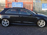 Used Audi A3 S-Line 150 HP (110 kW) 2015 Black Hatchback