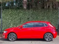 Used VW Polo United 95 HP (69 kW) 2021 Red Hatchback
