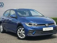 Used VW Polo Style 95 HP (69 kW) 2023 Blue Hatchback