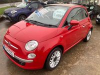 Used Fiat 500C Lounge 69 HP (50 kW) 2014 Red Cabriolet