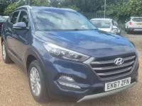 Used Hyundai Tucson SE 2017 Blue SUV