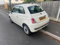 Used Fiat 500 Lounge 2013 White Hatchback
