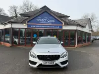 Begagnad Mercedes C220 AMG line 170 HK (125 kW) 2017 Silver Sedan