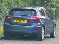 Usado Ford Fiesta Titanium 100 HP (73 kW) 2018 Azul Citadino