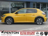 Used Peugeot e-208 Premium 100 kW (136 HP) 2021 Yellow Hatchback