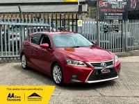 Used Lexus CT200h Luxury Line 2014 Red Hatchback