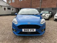 Begagnad Ford Fiesta ST-Line 125 HK (91 kW) 2019 Blå Halvkombi