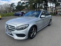 Used Mercedes C220 AMG line 170 HP (125 kW) 2015 Silver Estate