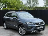 Usado Seat Ateca XCELLENCE 150 HP (110 kW) 2017 Cinzento SUV