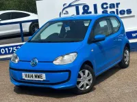 Used VW up! move up! 60 HP (44 kW) 2014 Blue Hatchback