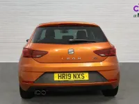 Used Seat Leon FR 150 HP (110 kW) 2019 Eclipse orange