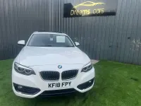 Used BMW 218 Sport Line 2018 White Coupe