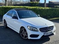 Used Mercedes C250 AMG line 204 HP (150 kW) 2017 White Sedan