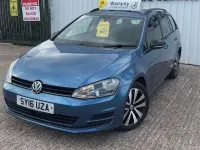 Used VW Golf VII SE 150 HP (110 kW) 2016 Blue Estate